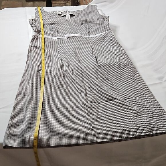 Tyler Boe Black & White Gingham A Line dress size 6 - Picture 11 of 11